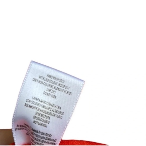 TAYLOR Printed Shift Tassel Halter Dress Orange Size 4 - Picture 13 of 15